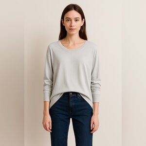 NEW GAP OVERSIZED Light Blue Long Sleeve Relaxed Sweater